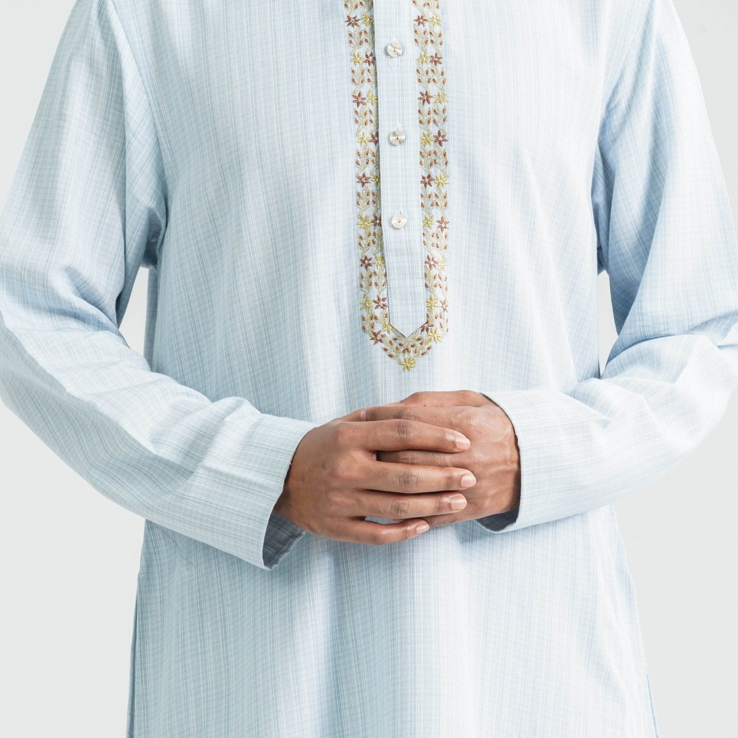 Men's Sky Blended Panjabi