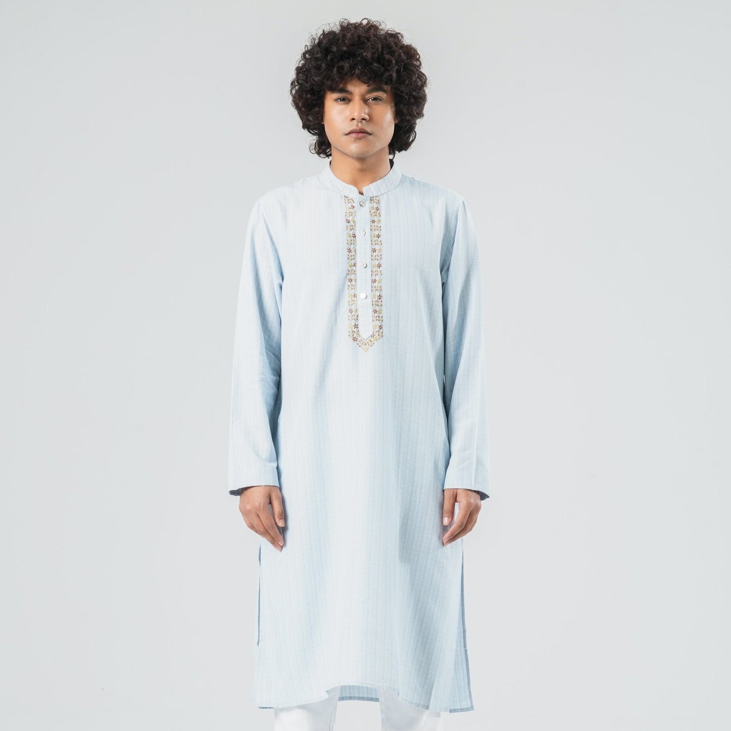 Men's Sky Blended Panjabi