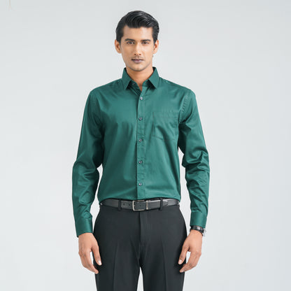 Men’s Satin Lycra Formal Shirt