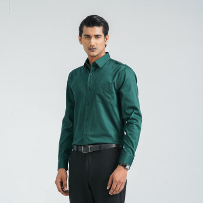 Men’s Satin Lycra Formal Shirt