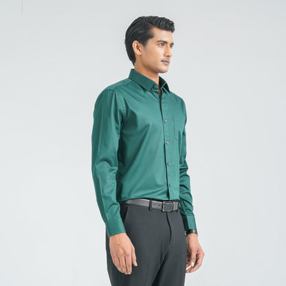 Men’s Satin Lycra Formal Shirt