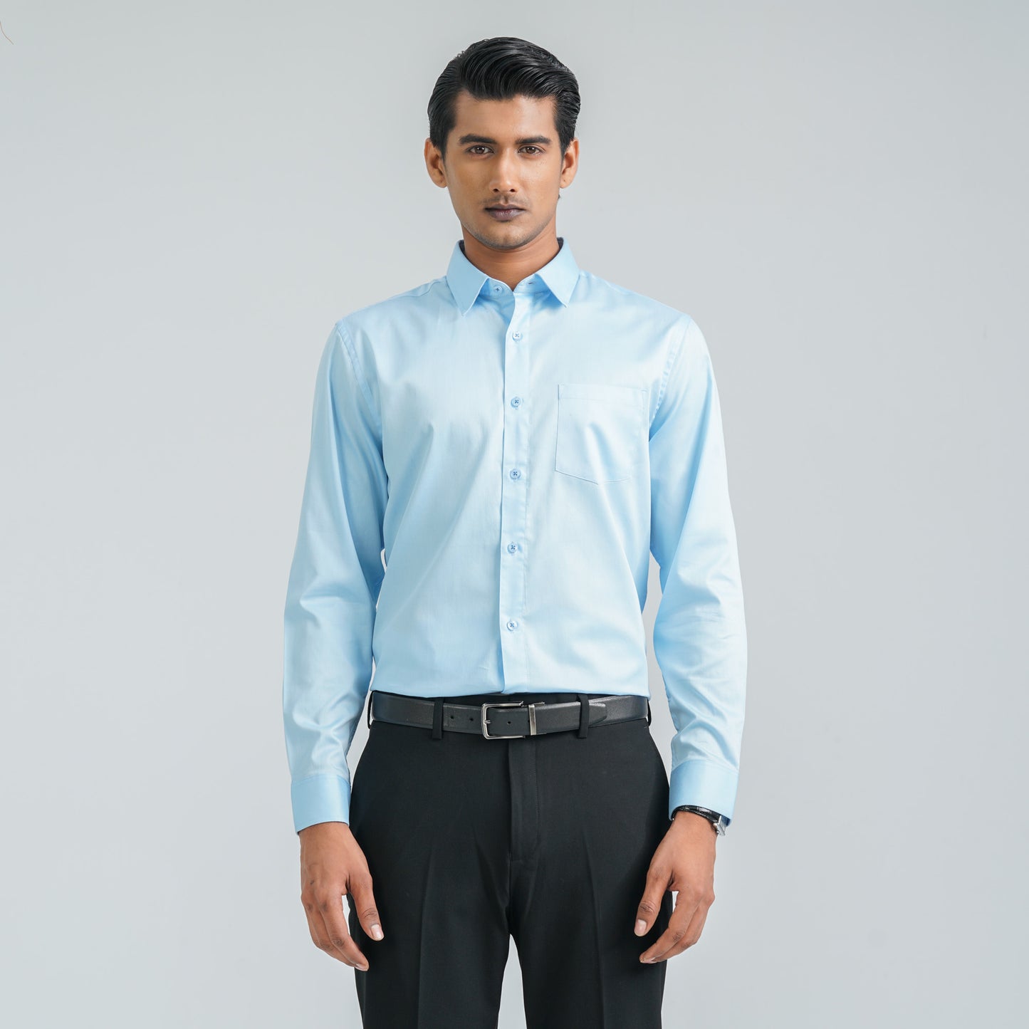 Men’s Satin Lycra Formal Shirt