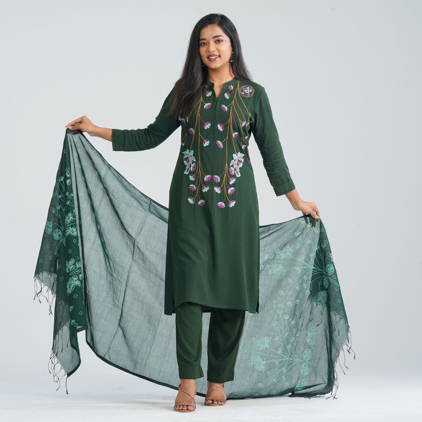 Women's Viscose Three Piece Set