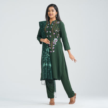 Women's Viscose Three Piece Set