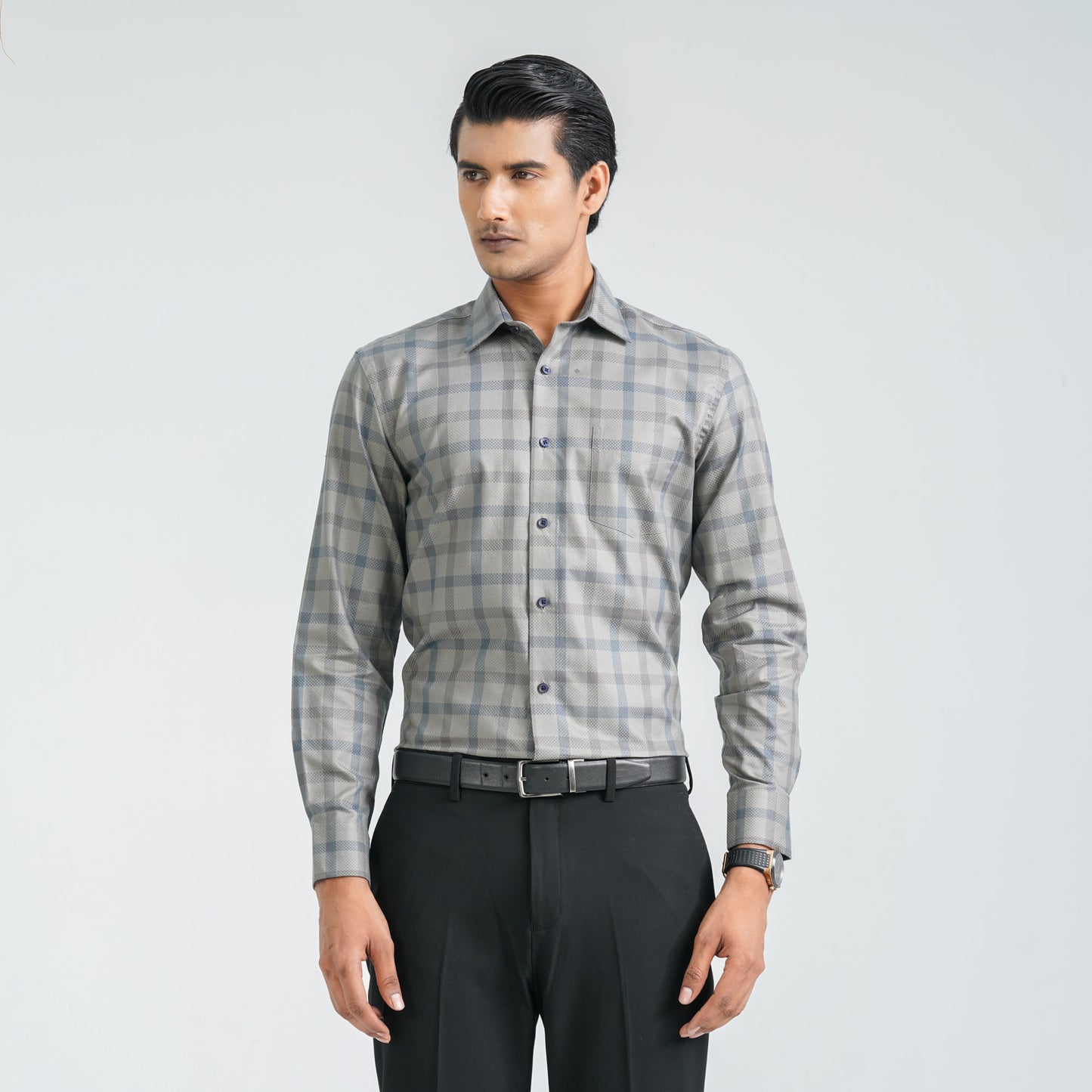 Men’s Army Green Formal Shirt