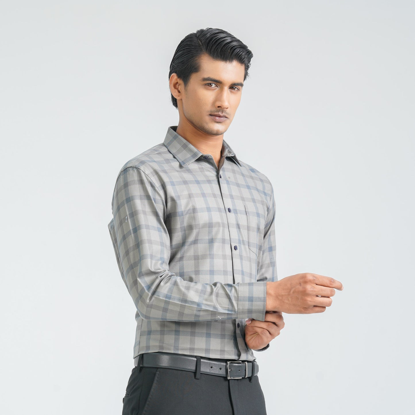 Men’s Army Green Formal Shirt