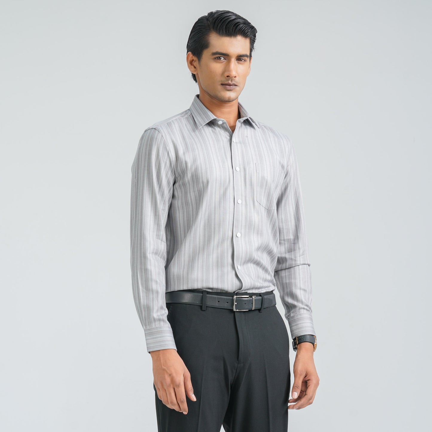 Men’s Pink Cotton Formal Shirt
