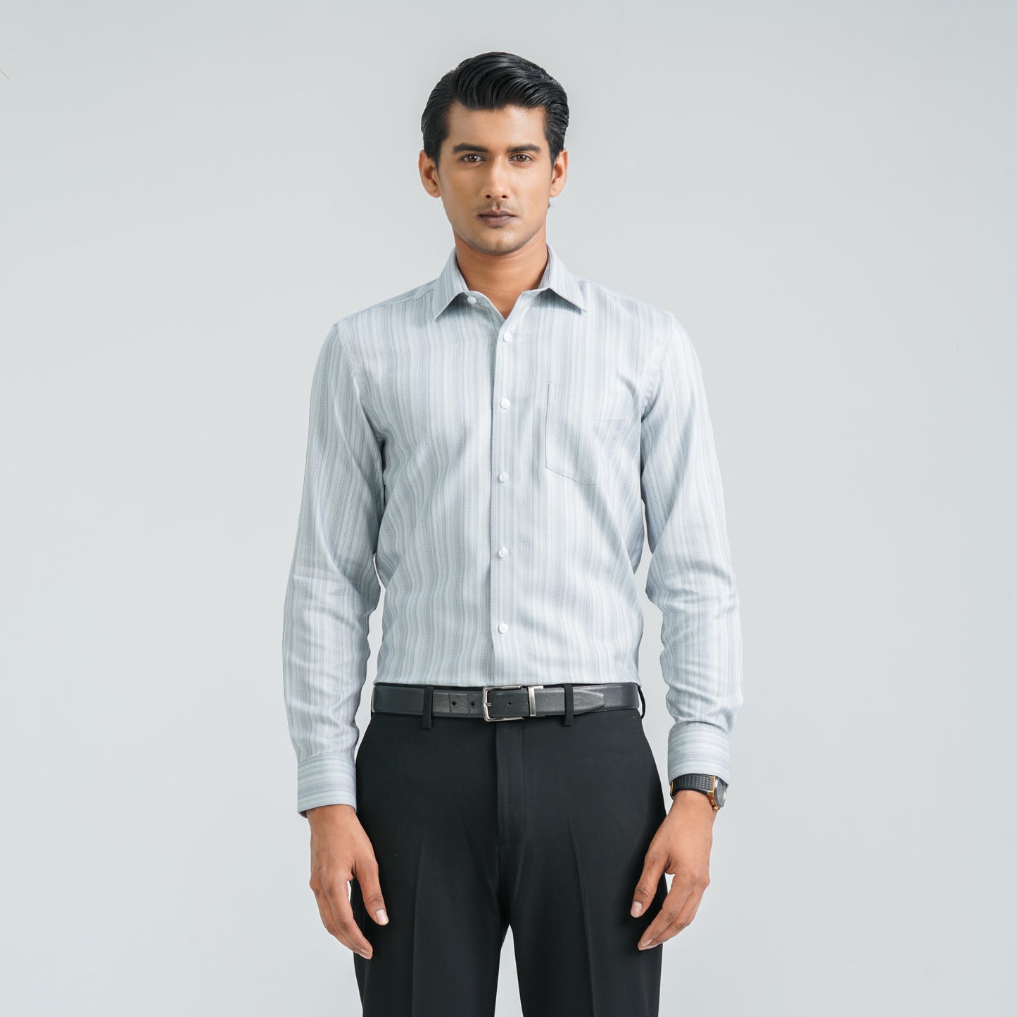 Men’s Ash Cotton Formal Shirt