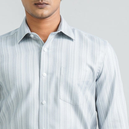 Men’s Ash Cotton Formal Shirt