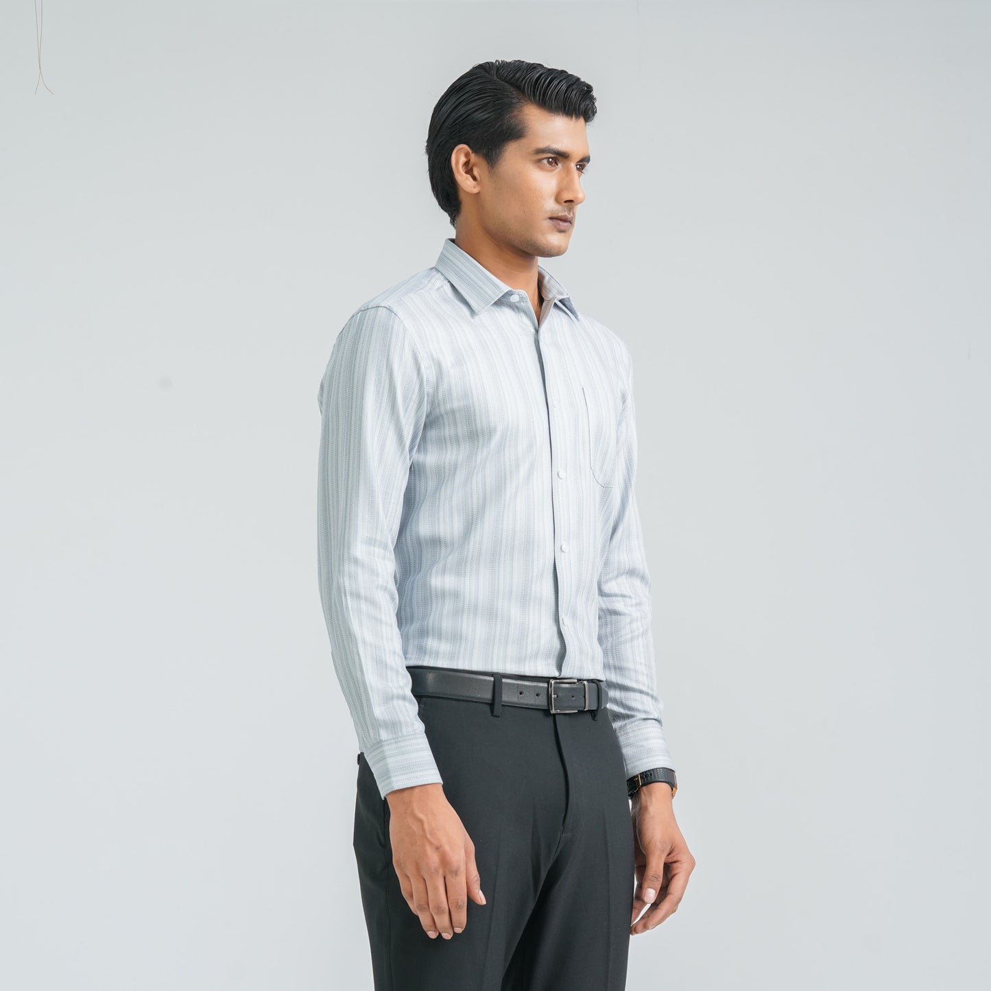 Men’s Ash Cotton Formal Shirt