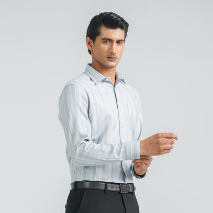 Men’s Ash Cotton Formal Shirt