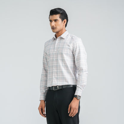 Men’s Pink Cotton Formal Shirt
