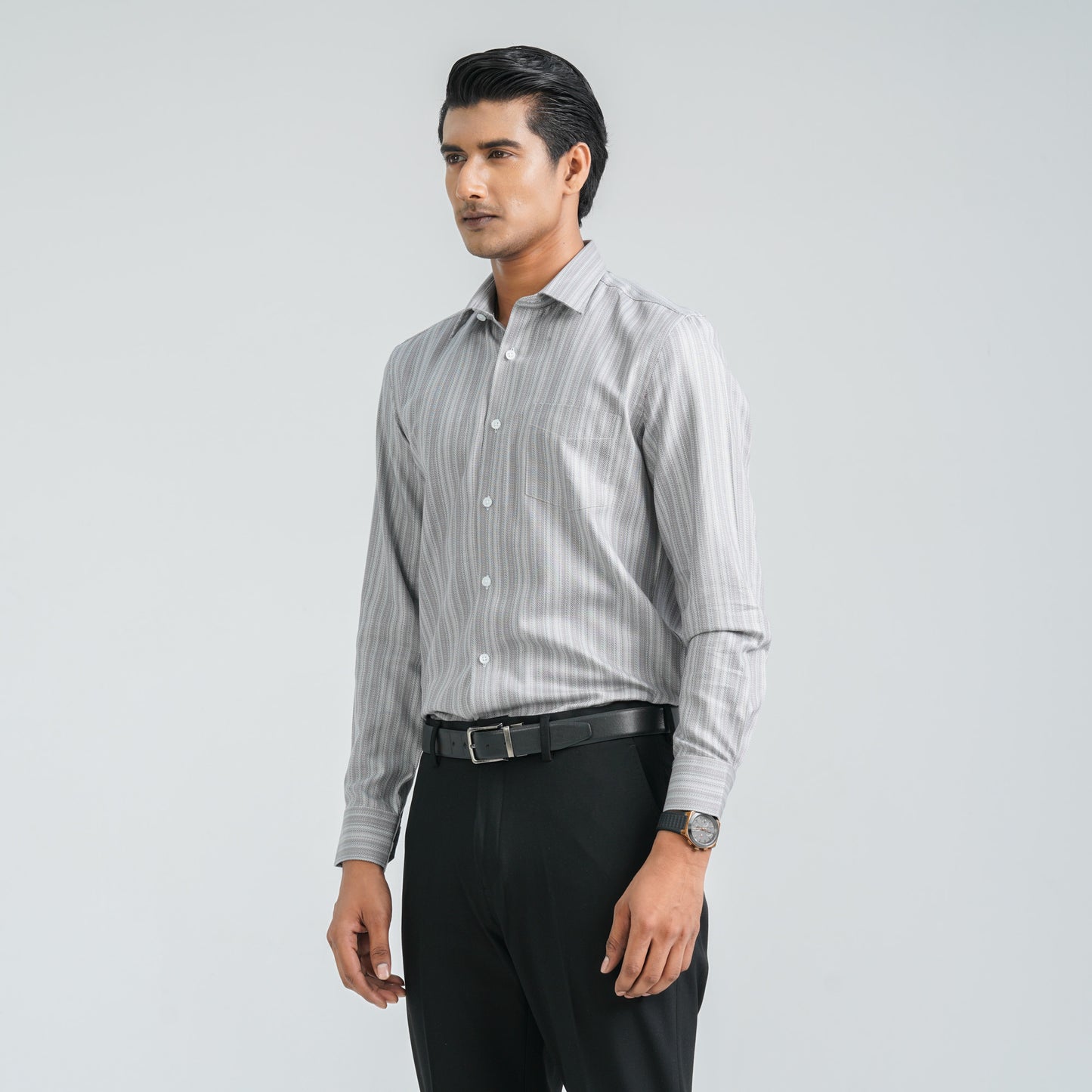 Men’s Pink Cotton Formal Shirt