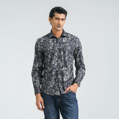 Men’s Coffee Casual Shirt