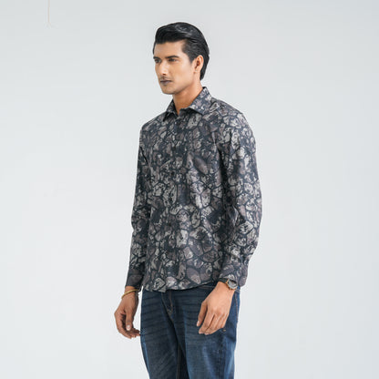 Men’s Coffee Casual Shirt