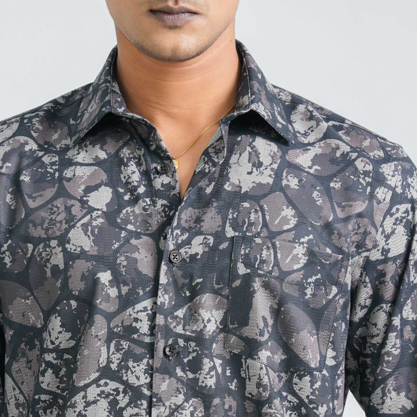 Men’s Coffee Casual Shirt