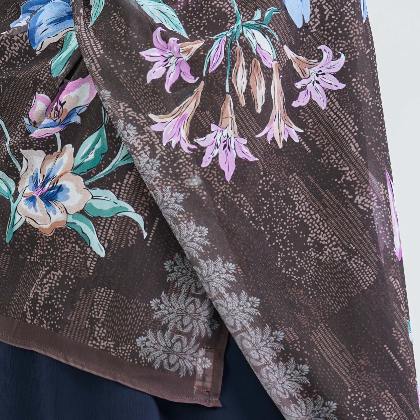 Women’s Brown Georgette Scarf