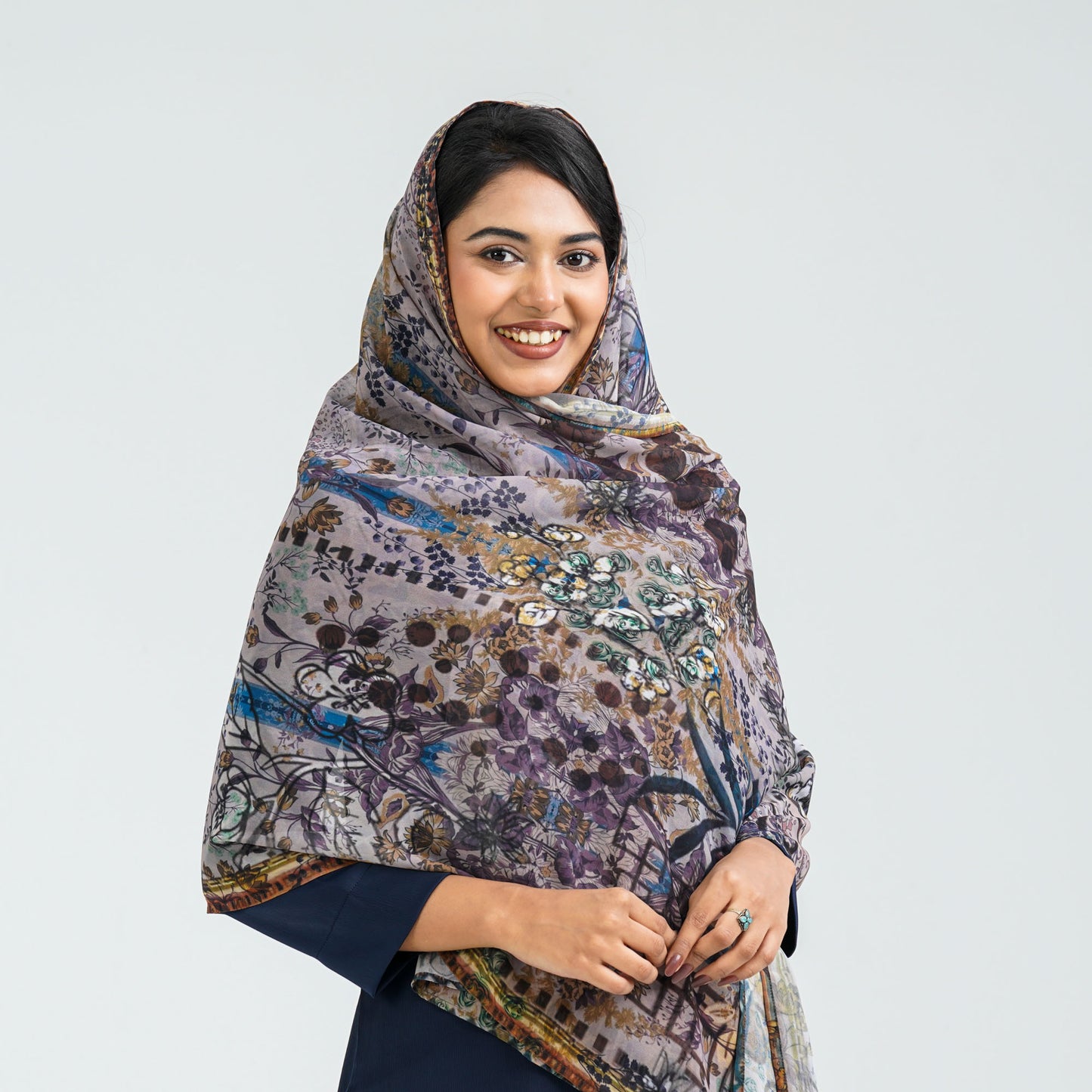 Women’s Multicolor Georgette Scarf