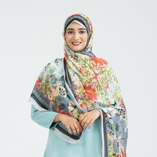 Women’s Multicolor Georgette Scarf