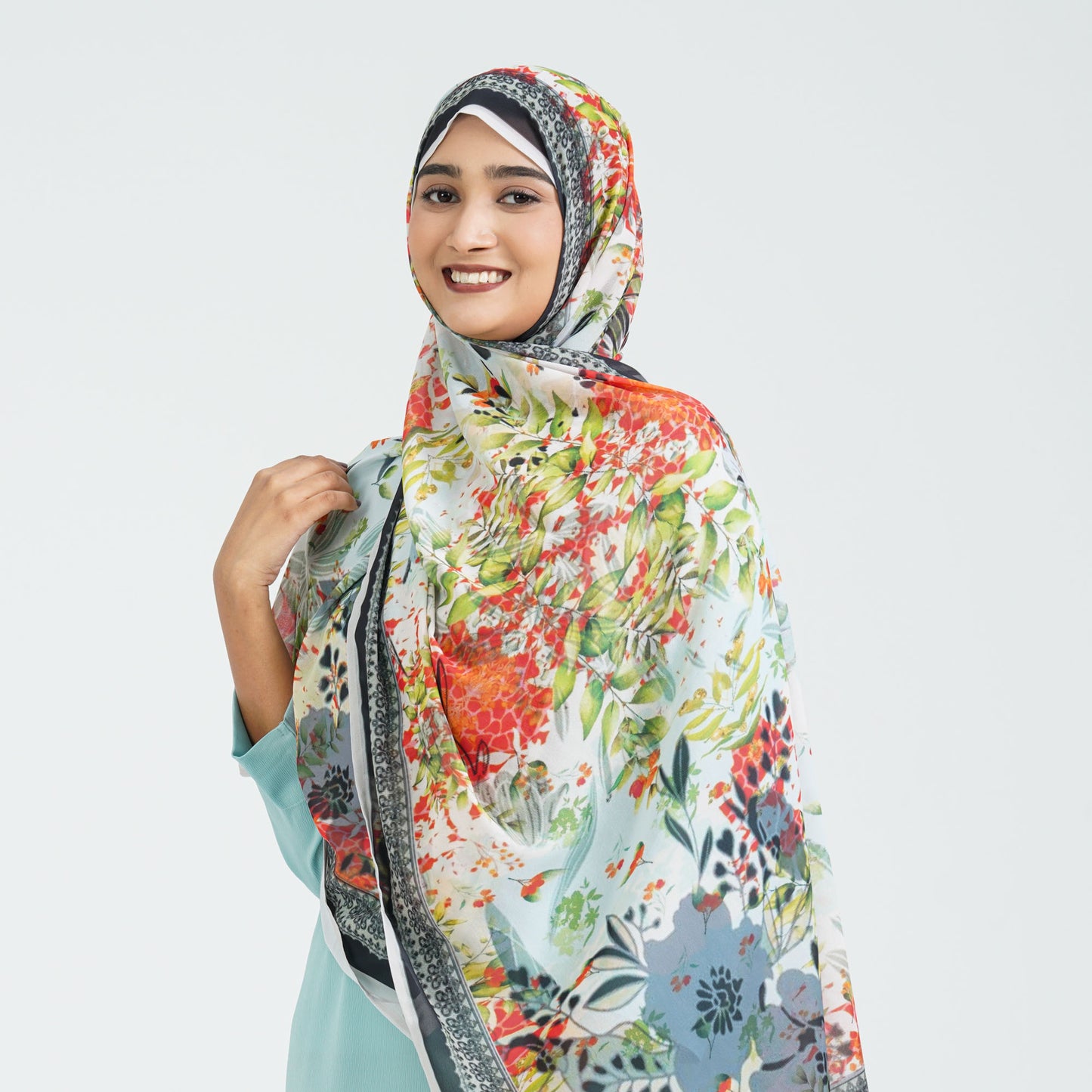 Women’s Multicolor Georgette Scarf