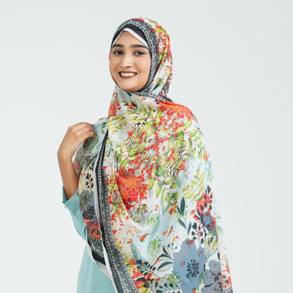 Women’s Multicolor Georgette Scarf