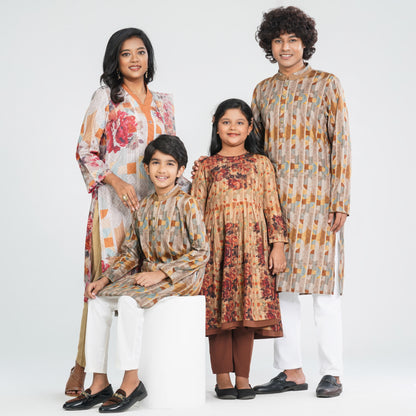 Boy's Printed Panjabi