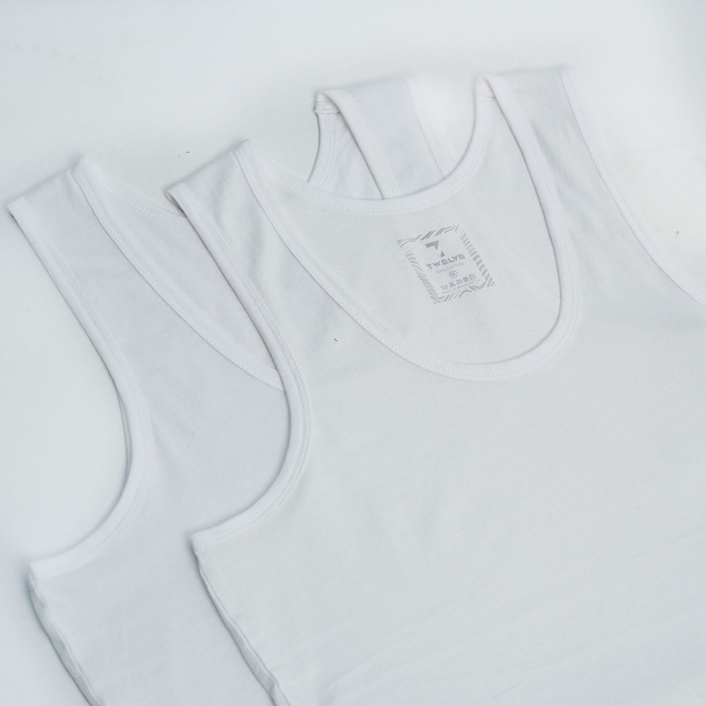 Mens White Tank Top