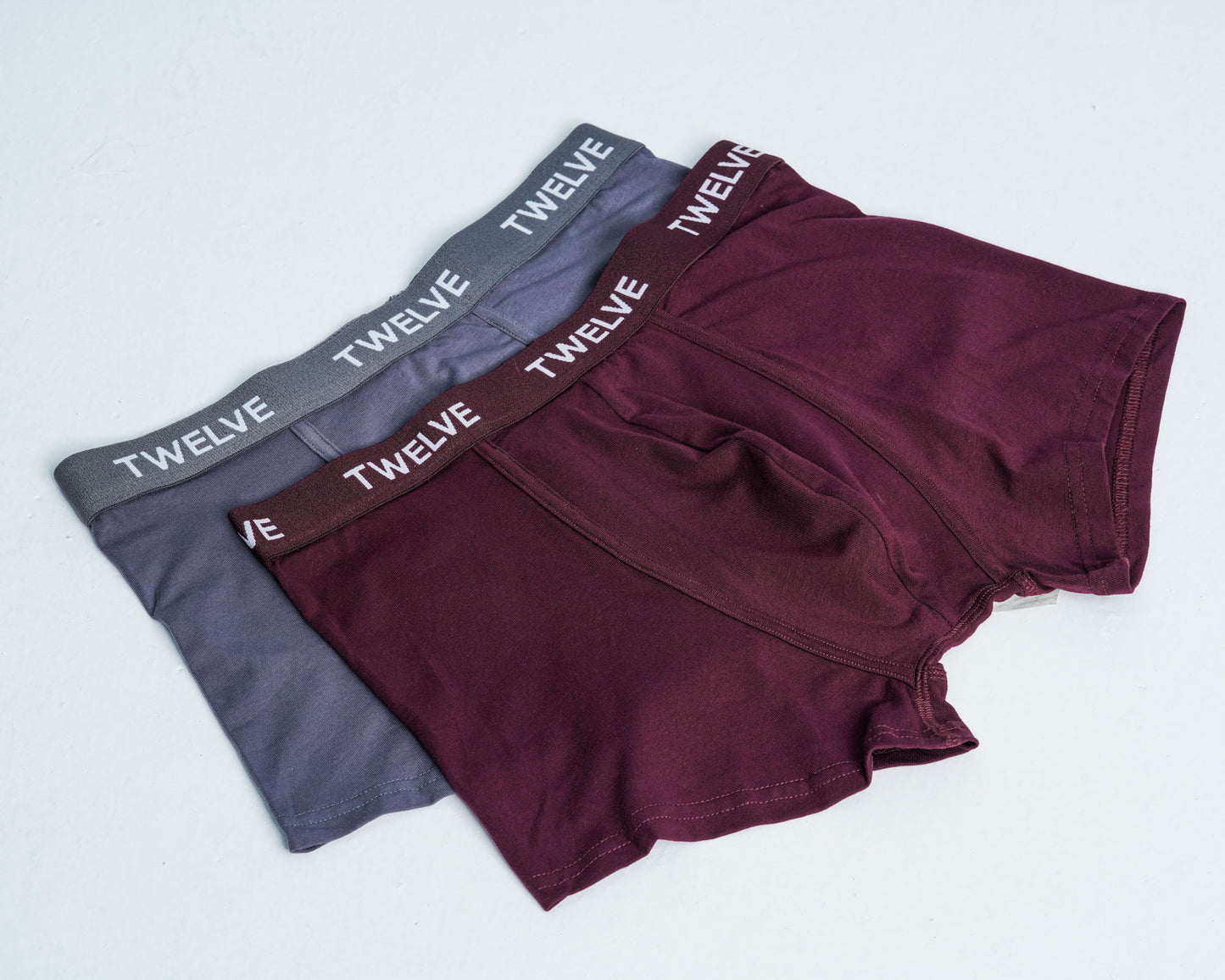 Men’s Maroon & Dark Grey Boxer Shorts