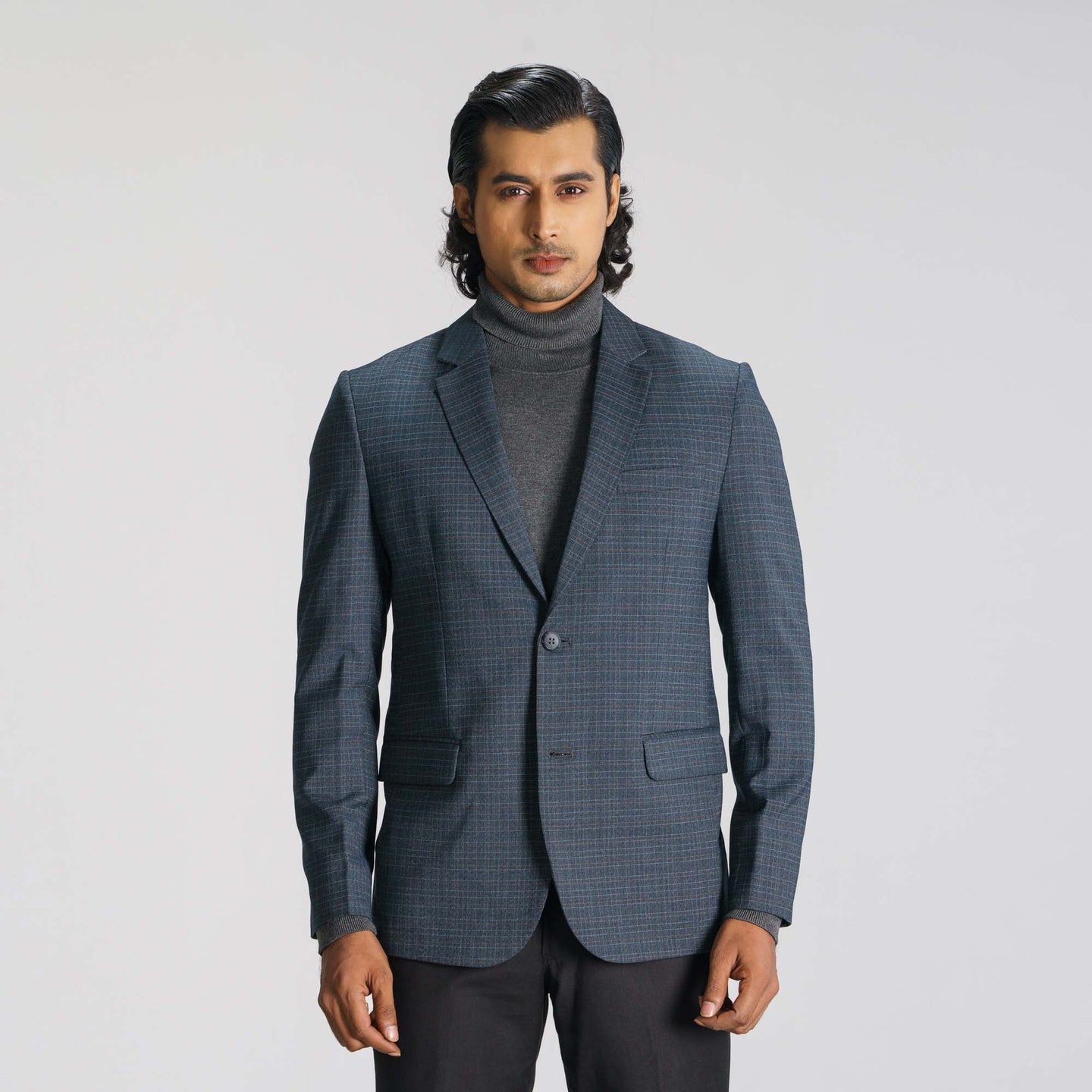 Men's Navy Slim Fit Blazer