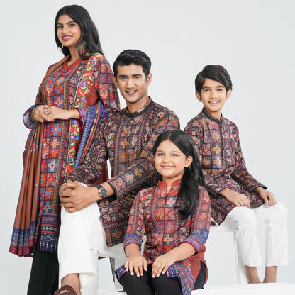 Men’s Blended Fabric Panjabi