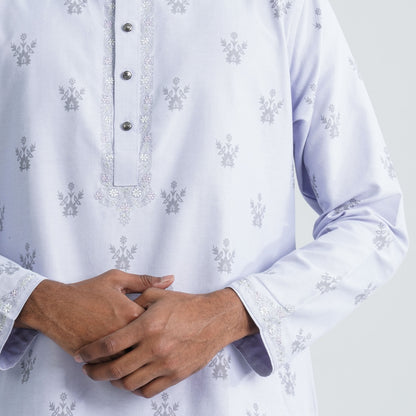 Men's Lavender Panjabi