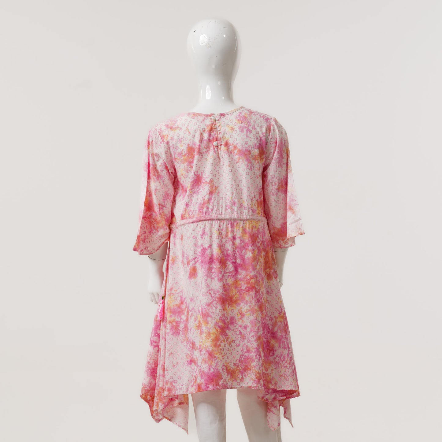 Teen Girls Pink Tie Dye Tunic