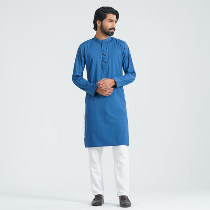 Mens Navy Basic Panjabi