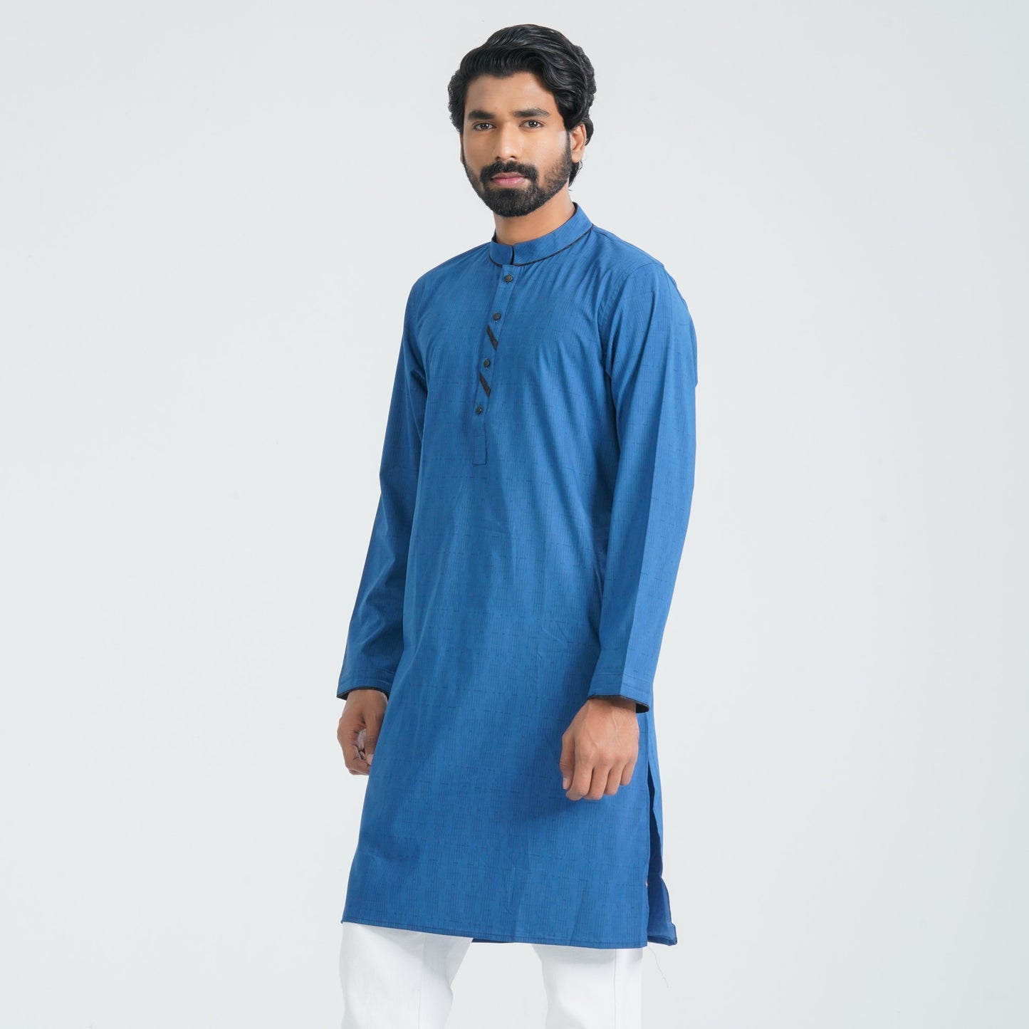 Mens Navy Basic Panjabi