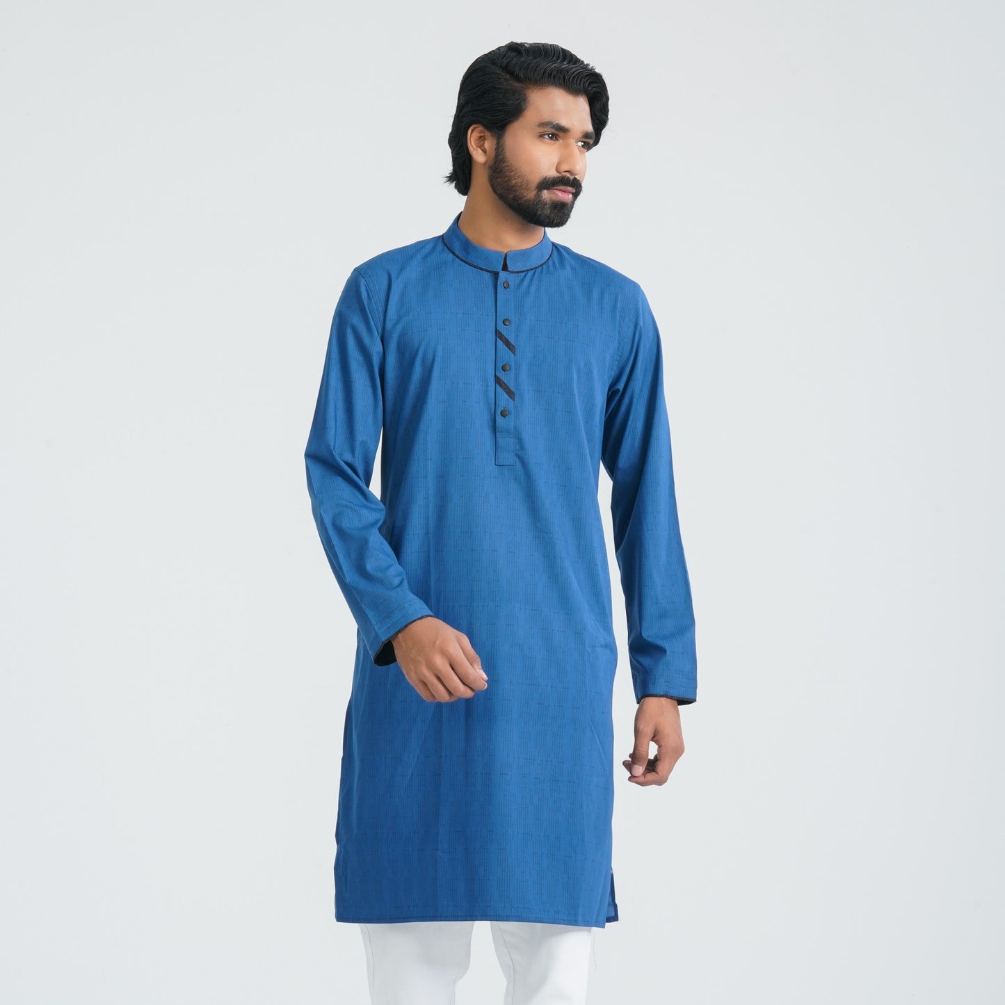 Mens Navy Basic Panjabi
