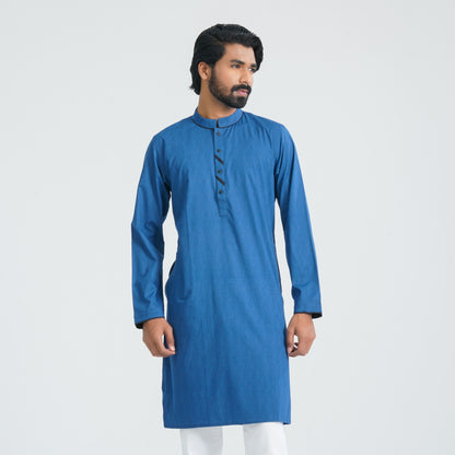 Mens Navy Basic Panjabi