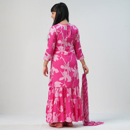 Girls Pink Three Piece Set