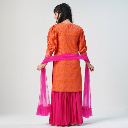 Girls Orange Three Piece Set