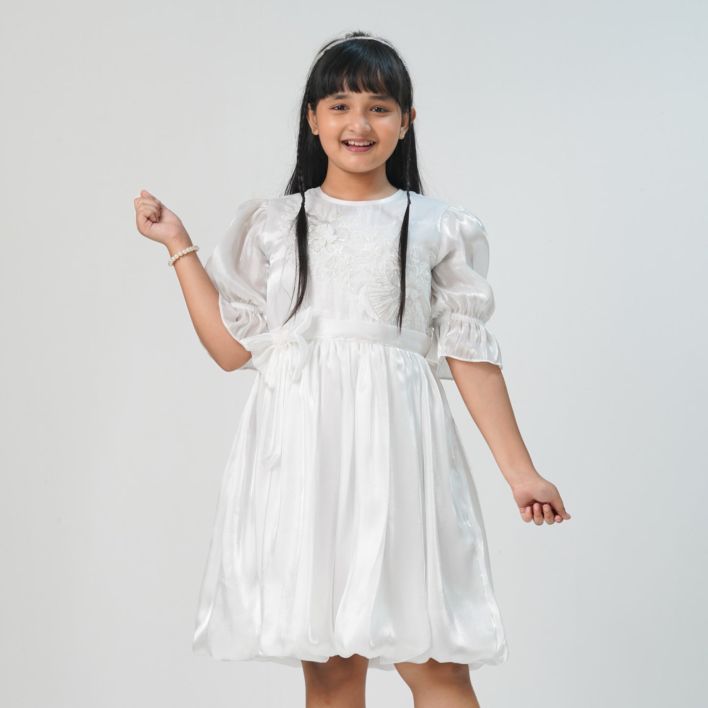 Girls White Frock