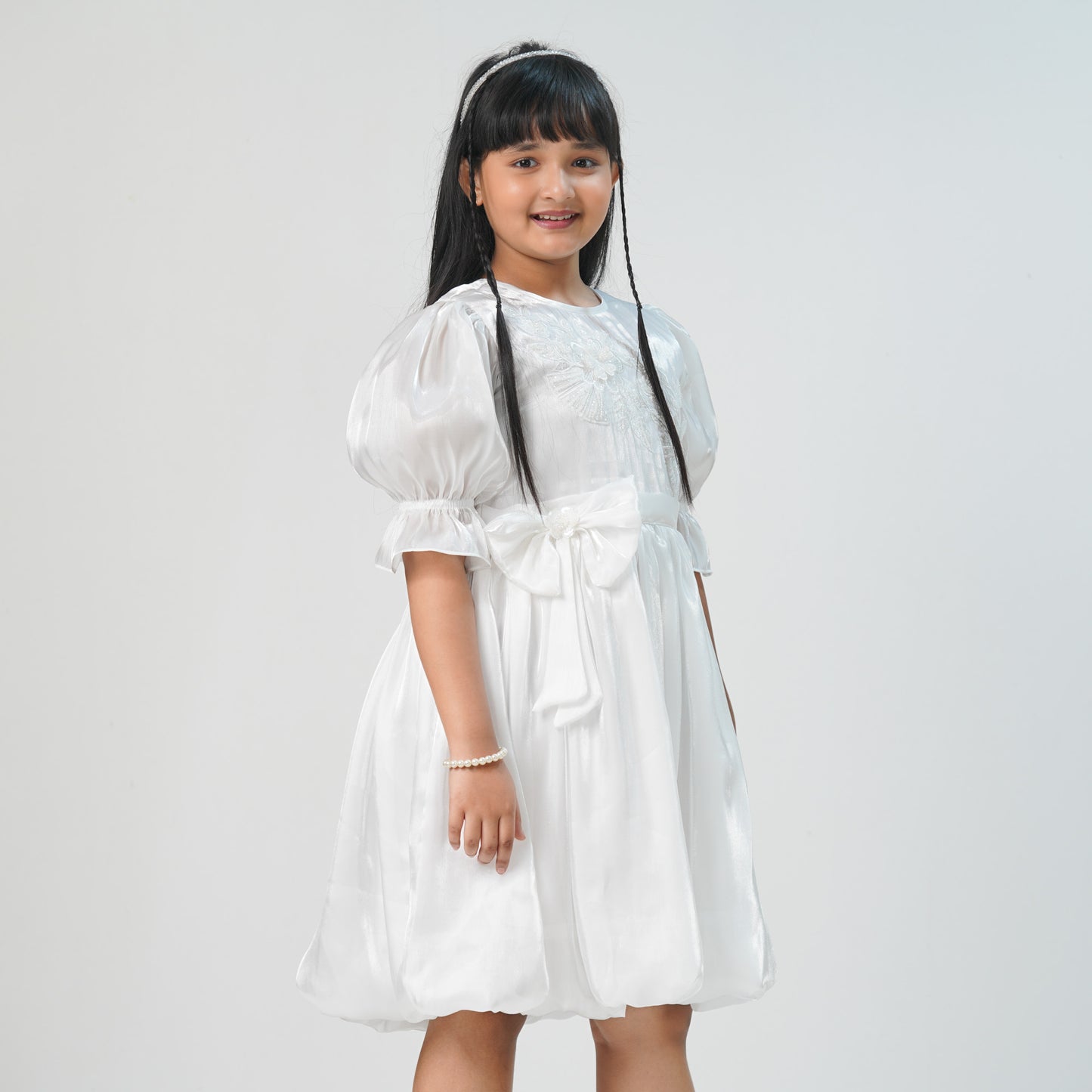 Girls White Frock