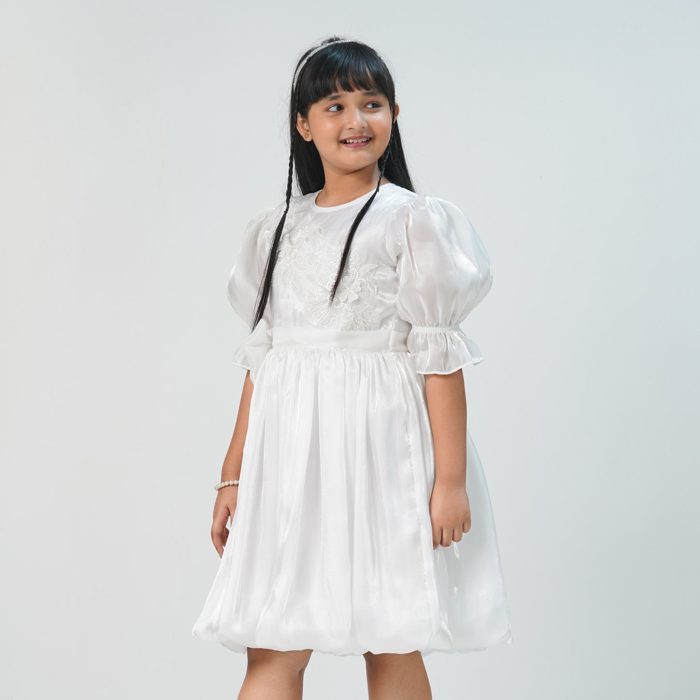 Girls White Frock