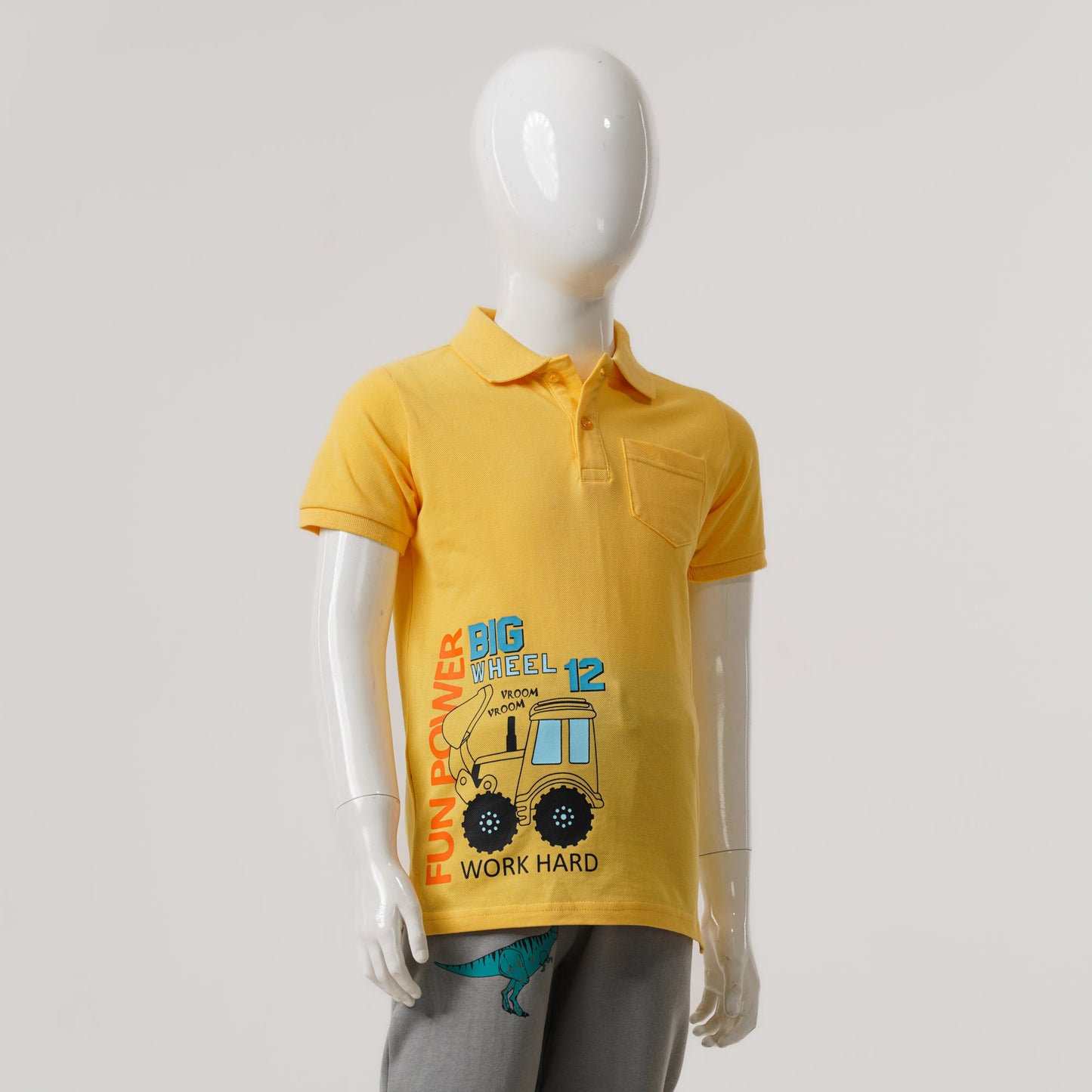 Baby Boys Mustard Polo Shirt