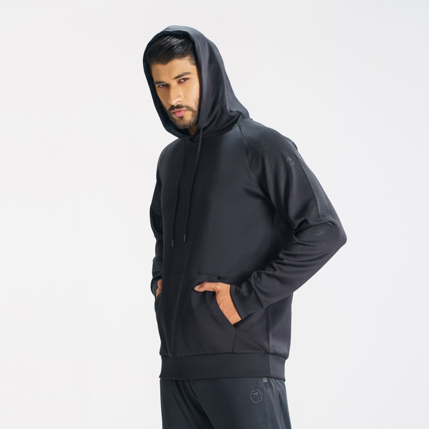 Mens Black Hoodie