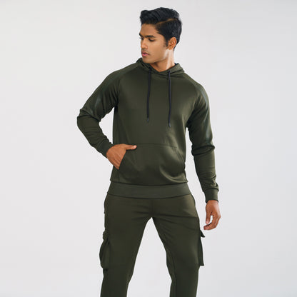 Mens Olive Hoodie