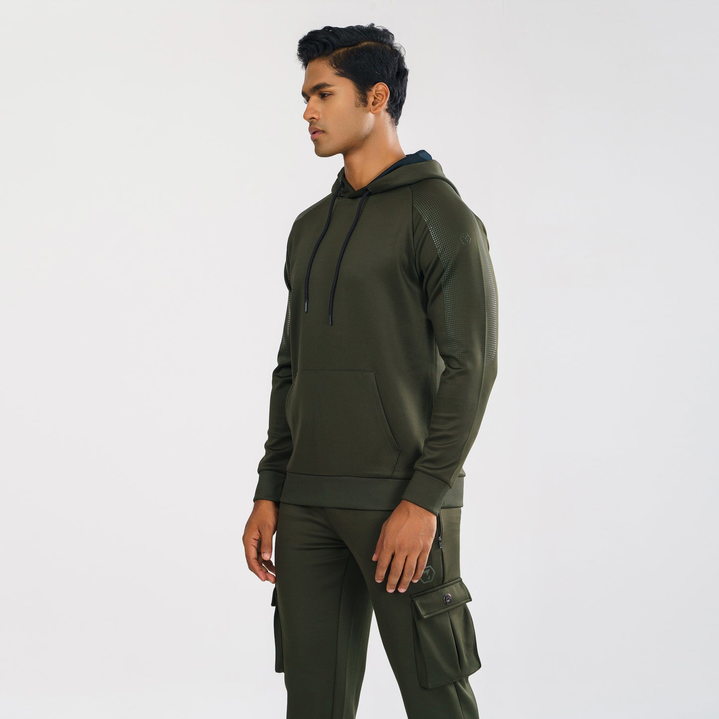 Mens Olive Hoodie