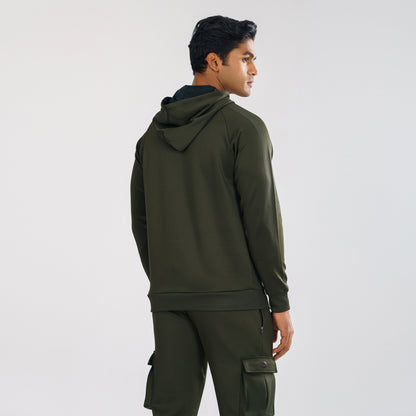 Mens Olive Hoodie