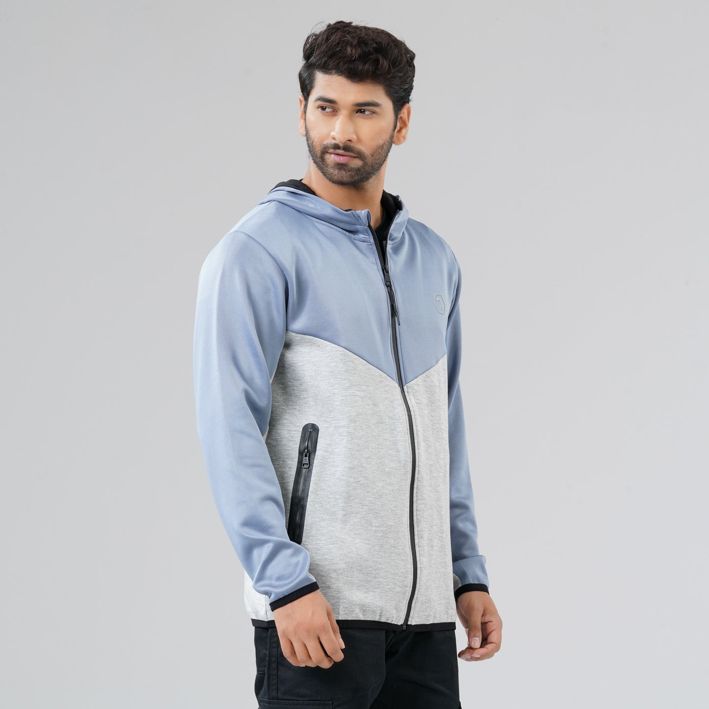 Mens Blue Hoodie