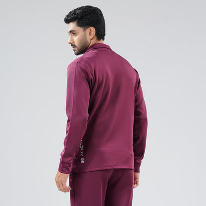 Mens Maroon Sweat Shirt