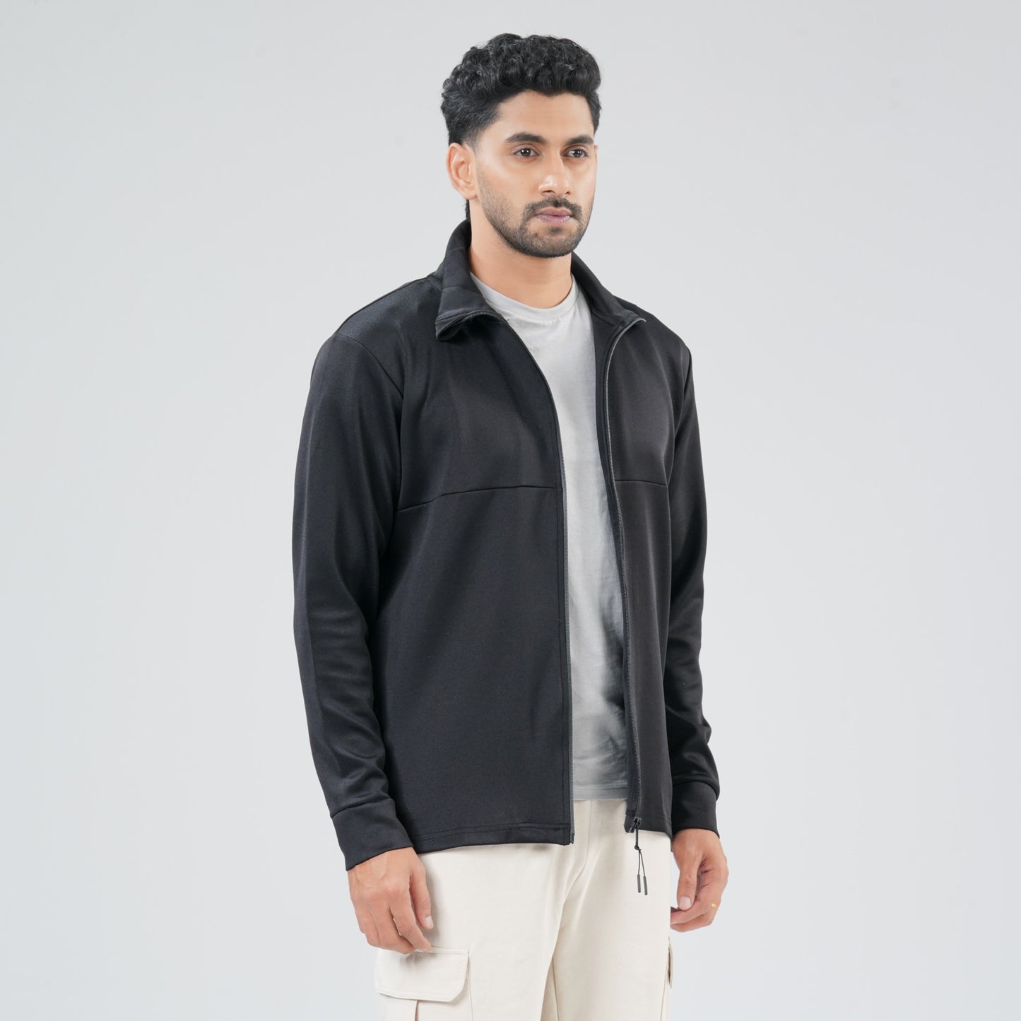 Mens Black Sweat Shirt