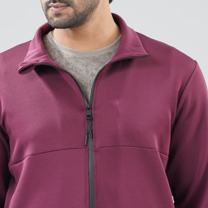 Mens Maroon Sweat Shirt